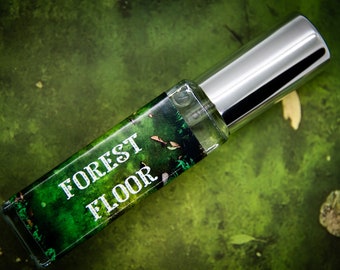 Forest Floor Perfume Parfum Oil or Spray | Fragrance | Gothic Victorian | Oakmoss Sandalwood Vetiver Patchouli Greens Dirt Moss