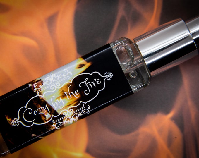 NEW! Cozy By The Fire Perfume Parfum Oil or Spray | Fragrance | Perfume Oil | Gothic | Victorian | Smoke Woods Cloves Amber Patchouli