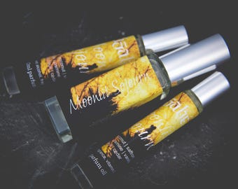 NEW!! Moonlit Sojourn Perfume Parfum Oil or Spray | Fragrance | Gothic | Lemon Coconut Saffron Pineapple Jasmine Vanilla Patchouli Cedar