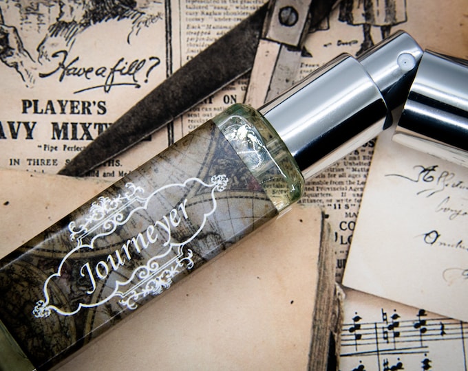 CLEARANCE!!! Journeyer Perfume Parfum Oil or Spray | Fragrance | Pine Lily Jasmine Amber Birch Vanilla | Cologne