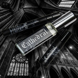 NEW! Cathedral Perfume Parfum Oil or Spray | Fragrance | Gothic Victorian | Church Incense Frankincense Myrrh Rose Incense Oud