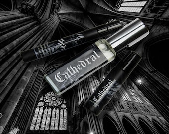 NEW! Cathedral Perfume Parfum Oil or Spray | Fragrance | Gothic Victorian | Church Incense Frankincense Myrrh Rose Incense Oud