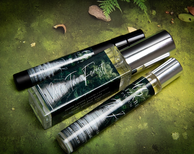 Into the Forest Perfume Parfum Oil or Spray | Fragrance | Gothic Victorian | Ozone Moss Earth Juniper