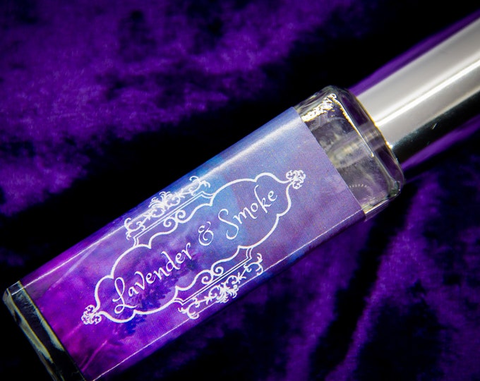 NEW! Lavender & Smoke Perfume Parfum Oil or Spray | Fragrance | Gothic Victorian | eucalyptus mint lavender sage smoke patchouli cedar