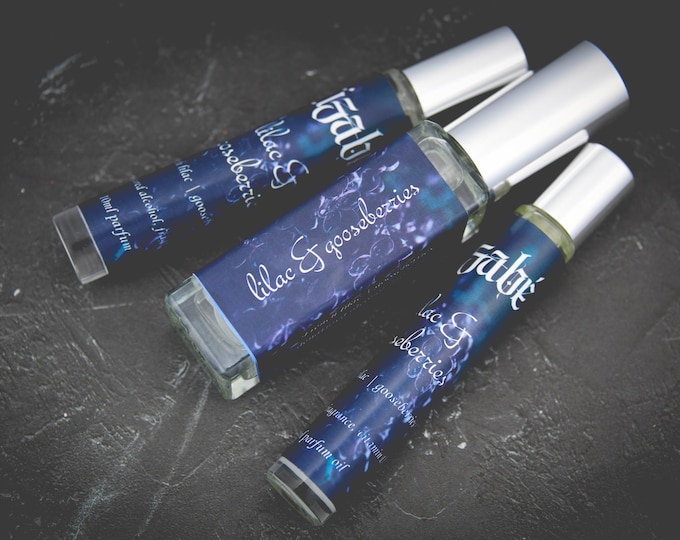 Lilac & Gooseberries Perfume Parfum Oil or Spray | Fragrance | Gothic Victorian | French Lilac Sweet Gooseberries Yen Yennefer