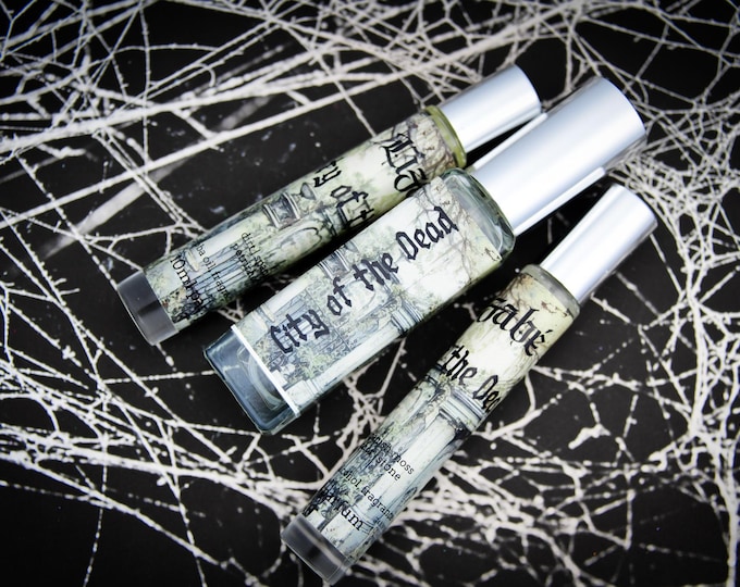 NEW City of the Dead Perfume Parfum Oil or Spray | Fragrance | Gothic | Petrichor Stone Spanish Moss Fresh Dirt | New Orleans French Quarter
