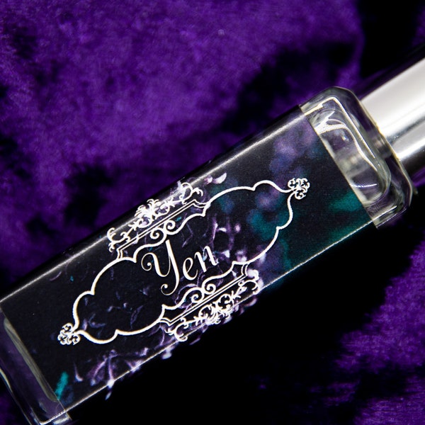 Yen Yennefer Perfume | Oil or Spray | Fragrance | Perfume Oil | Gothic Victorian | Dark | Alternative | lilac gooseberries lavender violets