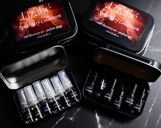 NEW Speakeasy Discovery Collection Parfum Oil or Spray | Fragrance | Gothic Victorian | Bourbon Whiskey Tobacco Cloves Vintage Leather Trial