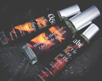Re-Release! Whiskey is the Answer... Perfume Parfum Oil or Spray | Fragrance | Gothic | Bourbon Rum Cognac Cedar Vetiver