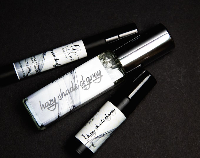 CLEARANCE!!! Hazy Shade of Grey Perfume Parfum Oil or Spray | Cologne | Fragrance | Gothic Victorian | Masculine Citrus Lavender Woods Grass