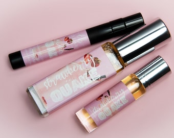 Retiring! Strawberry Quake Milkshake Perfume Parfum Oil or Spray | Fragrance | Sweet Strawberries Vanilla Cream Sugar
