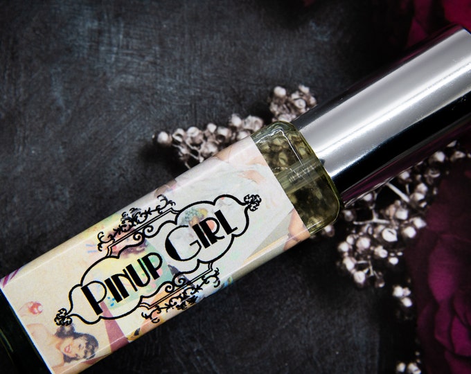 Pinup Girl Perfume | Oil or Spray | Fragrance | Perfume Oil | Vintage Inspired | Champagne Raspberries Cranberries