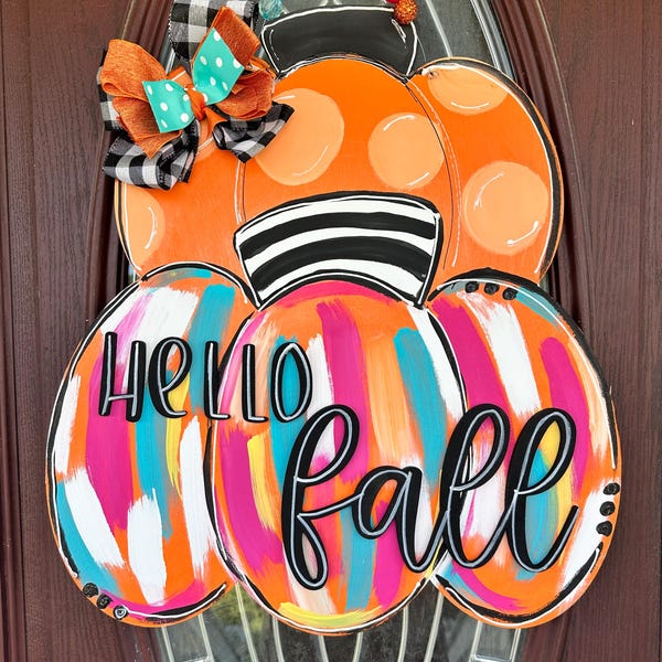 Fall Door Hanger - Etsy