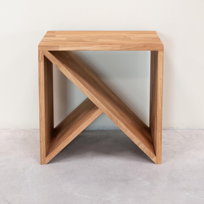 Beistelltisch Massivholz, Eiche, hochwertig, modern, für Wohnzimmer, Schlafzimme, Table d'appoint , bois massif, table de conception