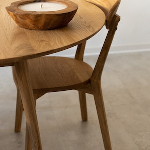 Tisch Massivholz a Krippe ausziehbar rondell bois chêne, Runder esstisch ausziehbar massivholz, Honey Oak