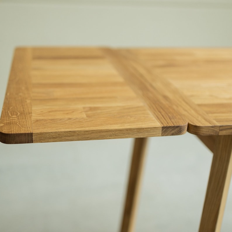 Table a manger extensible bois chêne massif, Esstisch ausziehbar massivholz, Mesa de comedor  extensible madera maciza diseno escandinavo