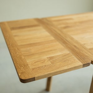 Table a manger extensible bois chêne massif, Esstisch ausziehbar massivholz, Mesa de comedor  extensible madera maciza diseno escandinavo