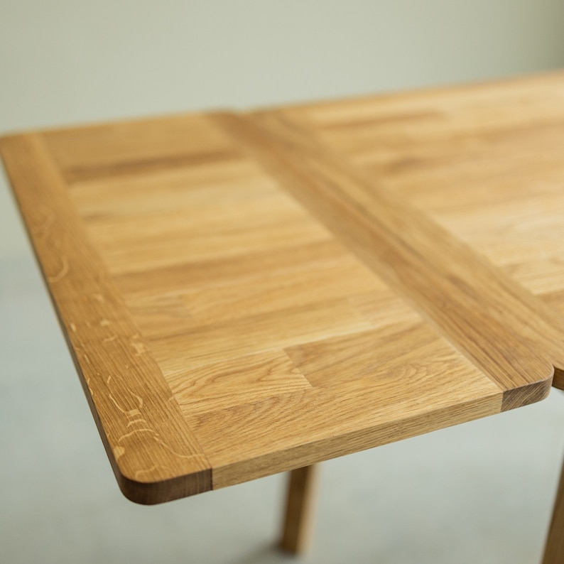Table a manger extensible bois chêne massif, Esstisch ausziehbar massivholz, Mesa de comedor  extensible madera maciza diseno escandinavo