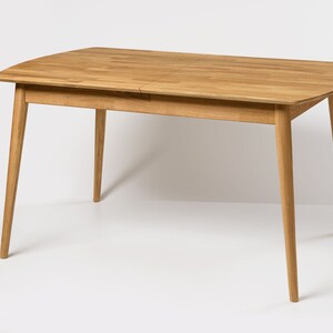 Table a manger extensible bois chêne massif, Esstisch ausziehbar massivholz, Mesa de comedor  extensible madera maciza diseno escandinavo