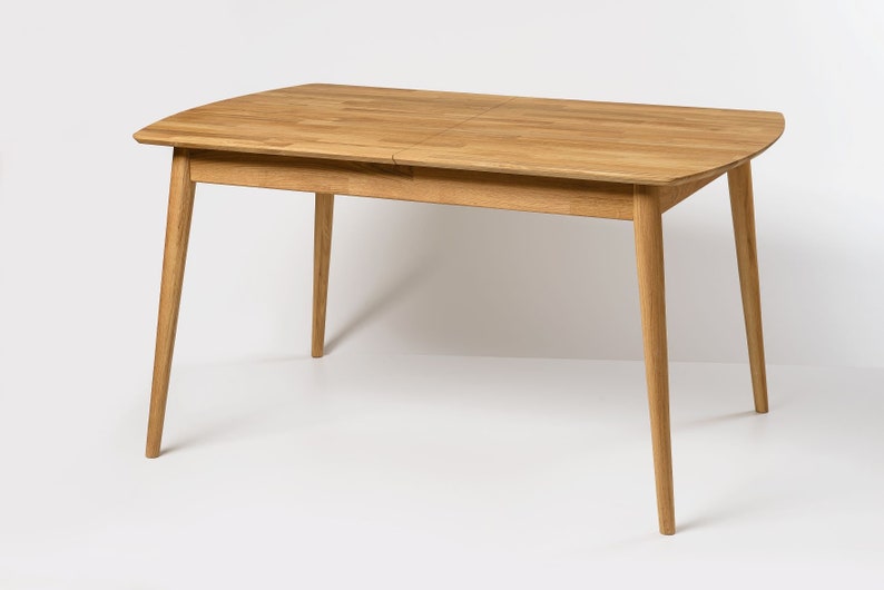 Table a manger extensible bois chêne massif, Esstisch ausziehbar massivholz, Mesa de comedor  extensible madera maciza diseno escandinavo