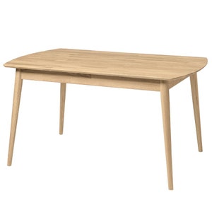 Dinning extendable table, solid oak wood in Scandinavian style, Mesa extensible de madera maciza roble 100 % natural, table à manger