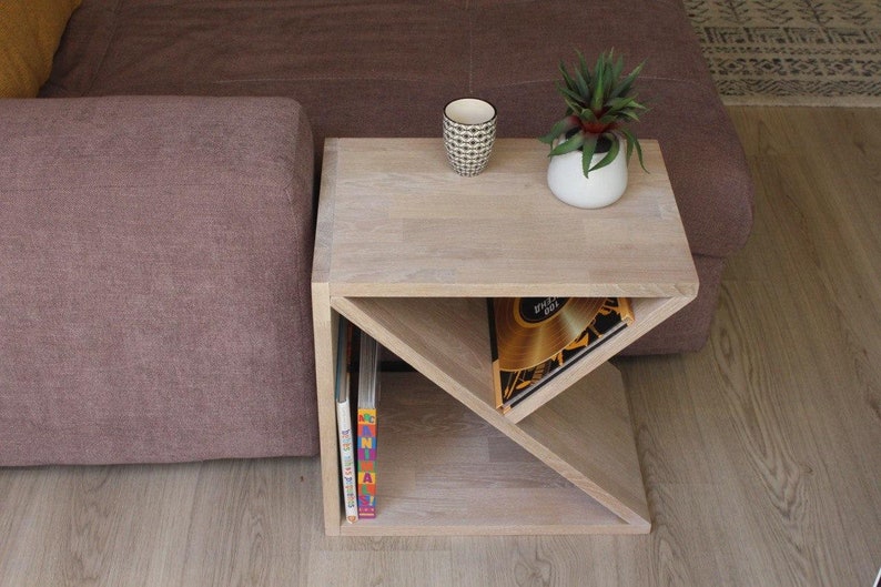 Beistelltisch Massivholz, Eiche, hochwertig, modern, für Wohnzimmer, Schlafzimme, Table d'appoint , bois massif, table de conception