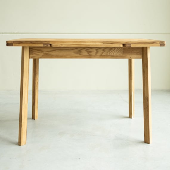 Table a manger extensible bois chêne massif, Esstisch ausziehbar massivholz, Mesa de comedor  extensible madera maciza diseno escandinavo