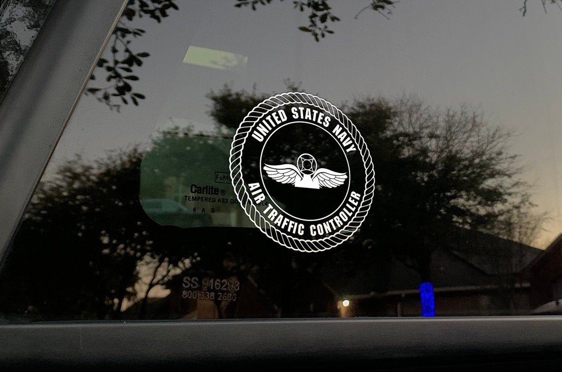 Air Traffic Controller Navy Rating Decal Navy Enlisted Etsy