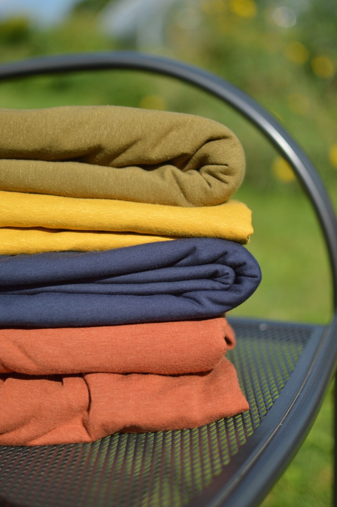 Yellow Hemp Stretch Jersey Hemp & Organic Cotton Fabric Etsy