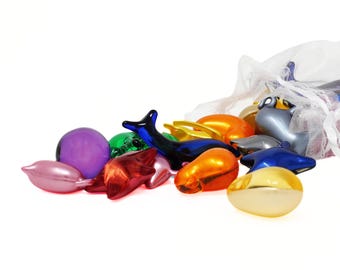 Mixed bath beads, bath beads, with soy oil, moisturizing, children's water games, relaxation, Montmagny Soaps, pack of 15 to 500