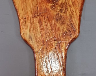 OSB Paddle with Gunstock stain