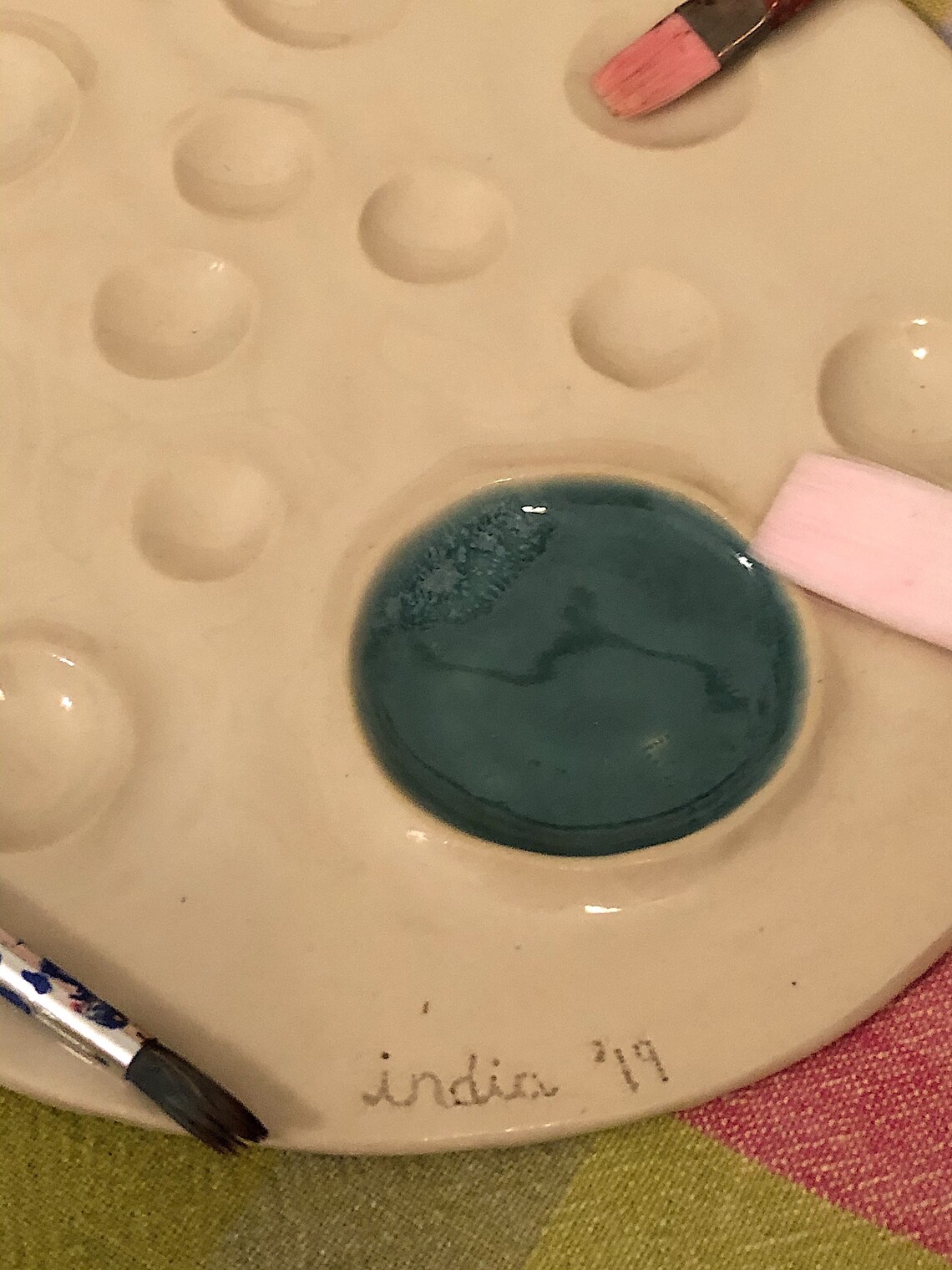 Handmade Ceramic Watercolor Palette Etsy
