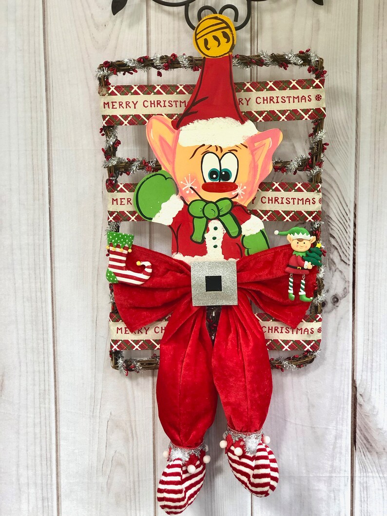 large stuffed elf