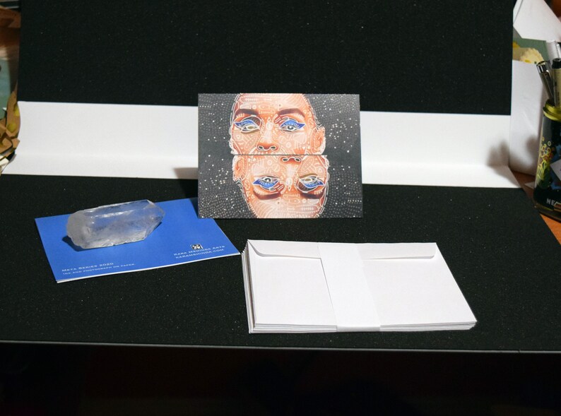 Blank Notecards Cind Meta
