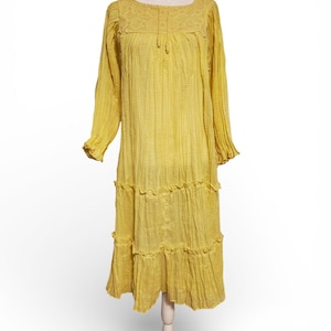 Yellow Babydoll Dress - Etsy