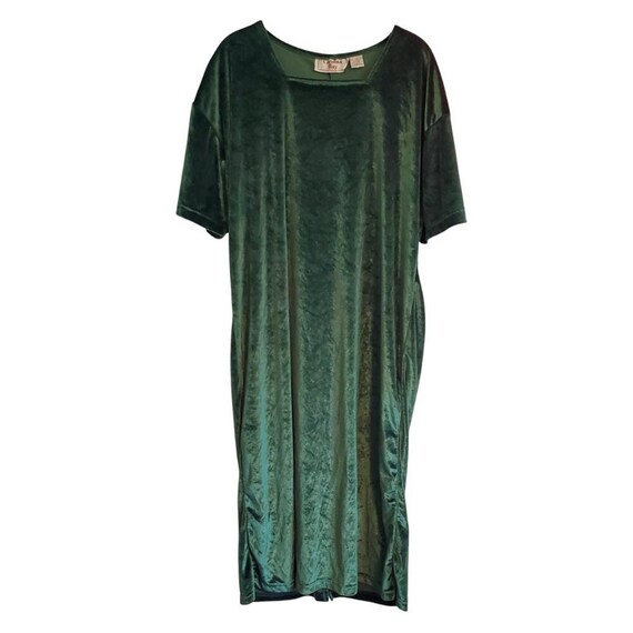 green emerald velvet dress Velvet Long Sleeve Corset Mini Dress in Emerald Green - 4 main image 1