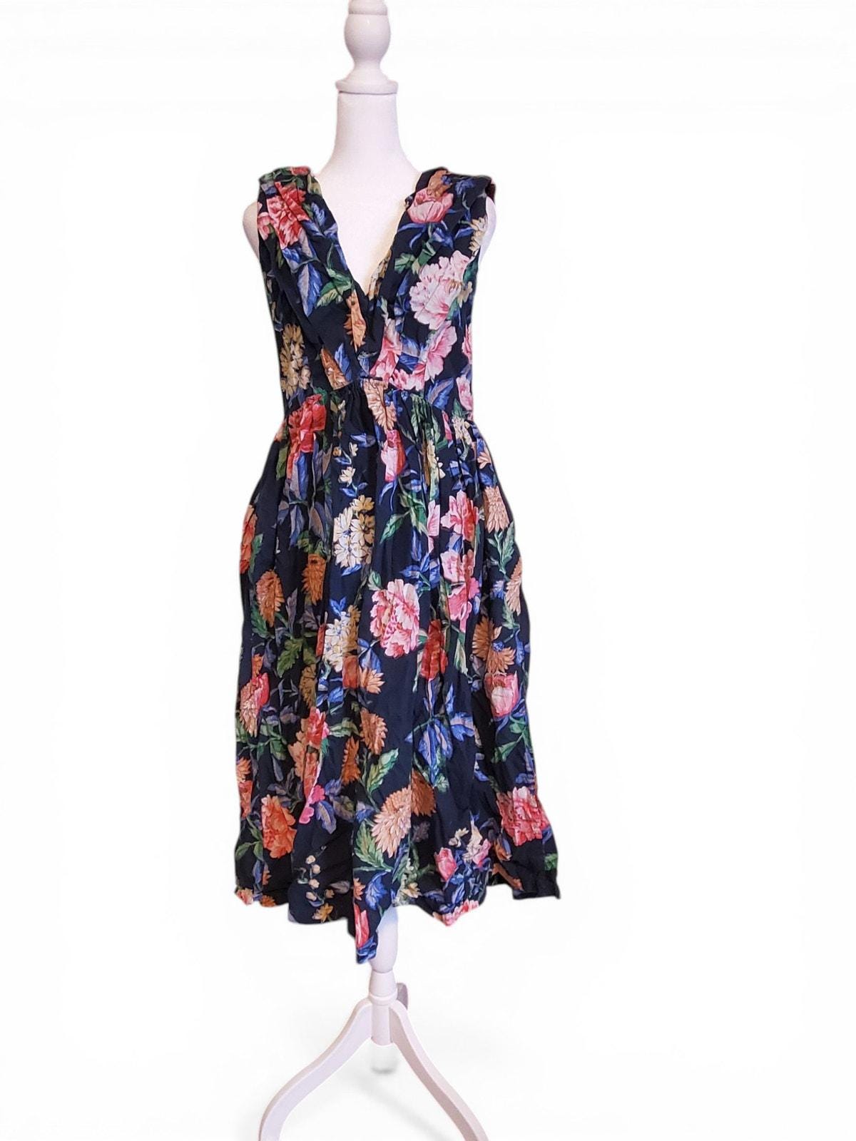 90s Fit Flare Dress - Etsy