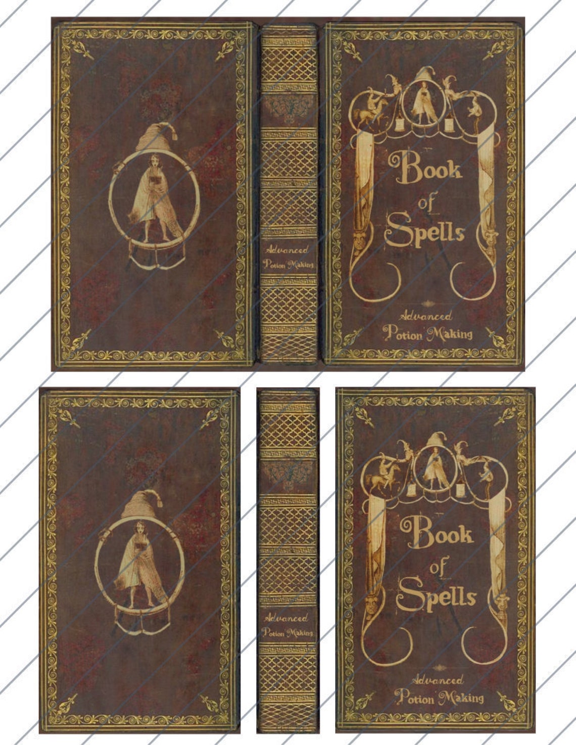 Printable Spell Book Cover Printable World Holiday