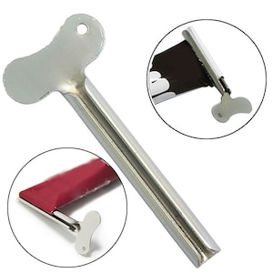 Stainless Steel Metal Tube Glue Squeezer Key Dispenser Wringer Easy Squeeze Tool