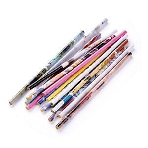 Rhinestone Wax Pencil Gem Stone Picker BLACK GEM DESIGN - Nail Art Tool