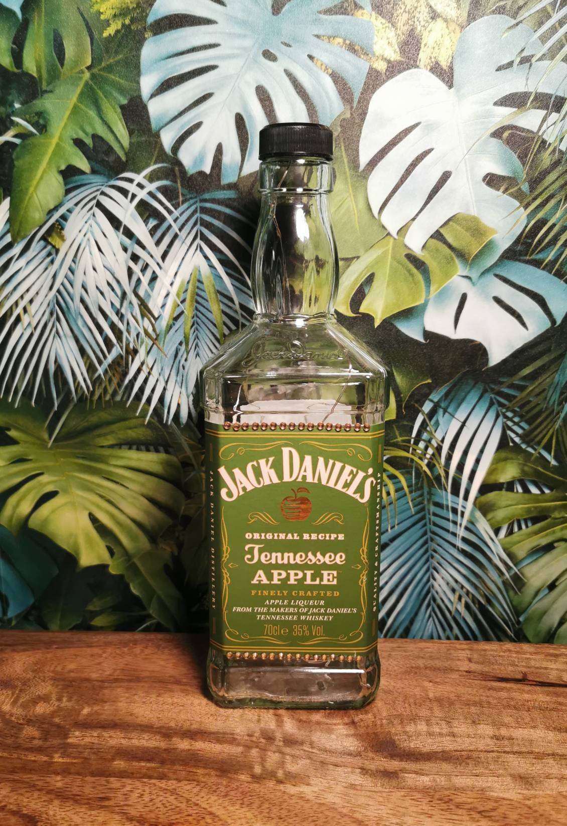 Jack Daniels Apple Whisky Upcycled Light up Spirit Bottle Etsy
