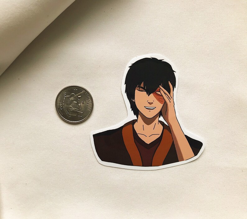 Zuko Smiling Sticker Avatar the Last Airbender sticker ...