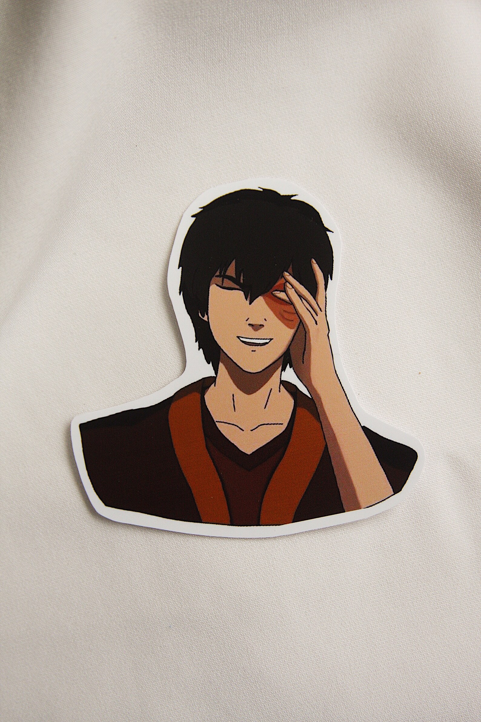 Zuko Smiling Sticker Avatar the Last Airbender sticker ATLA Etsy