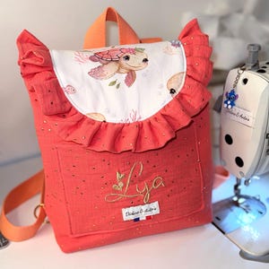 sac à dos maternelle / crèche personnalisée