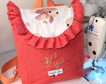 sac à dos maternelle / crèche personnalisée