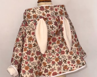 Capa ( poncho ) bébé / enfant personnalisé.        Doble mirada / terciopelos…