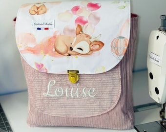 Cartable maternelle personnalisée
