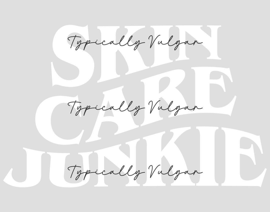 Retro Skin Care Junkie PNG/SVG Digital Download Etsy