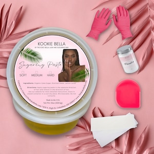 Sugar Wax Box kit for at Home Hair Removal | FREE Training Manual