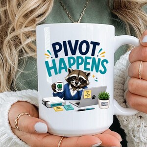 Pivot Happens Mug, Funny Excel Mug, Spreadsheet Lover Gift, Data Analyst Gift, Accountant Mug, Finance Coworker Office Gift, 11oz 15oz 20oz